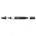 Pennarello Winsor&Newton Promarker doppia punta fine-larga - cool grey 0 CG0 - 0203380