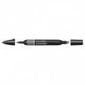 Pennarello Winsor&Newton Promarker doppia punta fine-larga - cool grey 6 CG6 - 0203381
