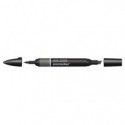 Pennarello Winsor&Newton Promarker doppia punta fine-larga - ice grey 7 IG7 - 0203378