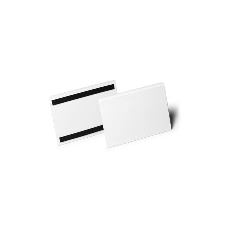 Buste per identificazione Durable Hard Cover con bande magnetiche 210x148 mm in conf. 10 pz - 1198-19
