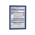 Cornice espositiva Durable DURAFRAME® formato A3 blu in conf. 6 pz - 4883-07
