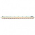 Scalimetro 30 cm Arda uso catasto 1:500 - 1000 - 1250 - 1500 - 2000 - 2500 - 111