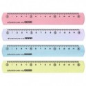 Righelli in alluminio 15 cm Arda colori assortiti in conf. da 24 pz - 17815COLBAR
