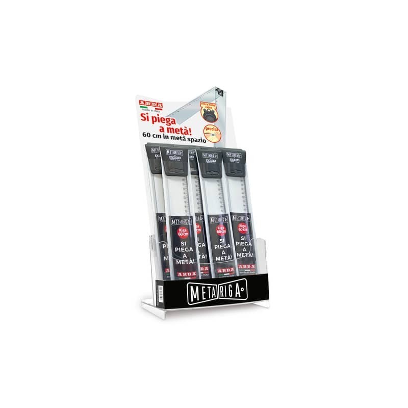 Espositore 12 righe flessibili 60 cm Arda Metariga MET60ESP
