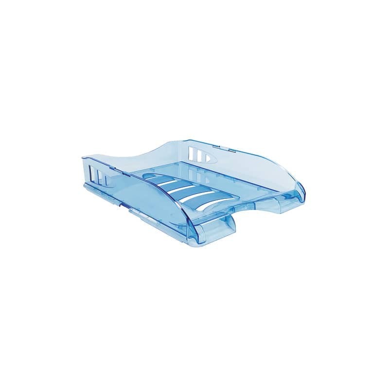 Vaschetta portacorrispondenza Arda Sunrise Classic A4 in conf. 10 azzurro trasparente - TR75510BL