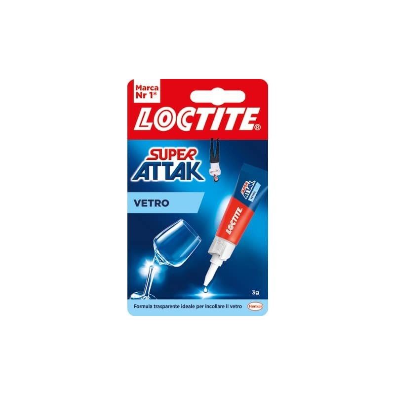 Colla Loctite Super Attak Vetro 3 g  2971879