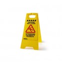 Cartello Pavimento Bagnato Perfetto Factory giallo -21x30xh62 cm 0466
