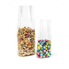 Busta trasparente con soffietto per alimenti fondo quadro Favorit 40 μm 12+7x37 cm in conf. da 50 - 100501141