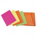 Cartella tre lembi con elastico Favorit Neon formato 33,5x42 cm dorso 2 cm colori assortiti in conf. 10 - 400090480