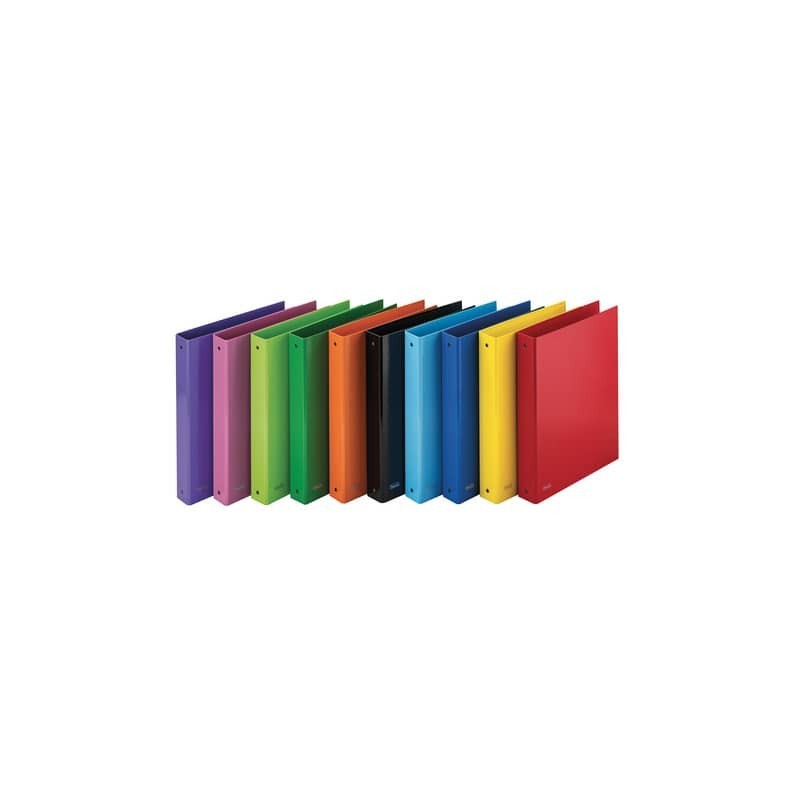 Raccoglitore 4 anelli D.30 Favorit Sprint formato 22x30 cm in cartone plastificato colori assortiti 400152300 (Conf.10)