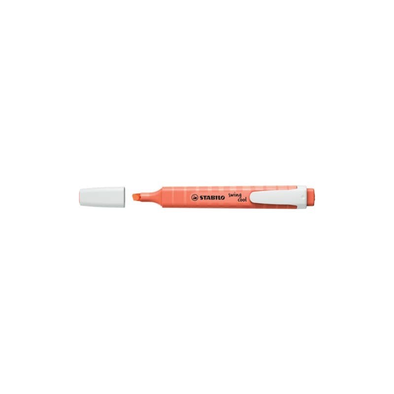Evidenziatore Swing Cool Pastel Stabilo rosa corallo - 275/140-8 (Conf.10)
