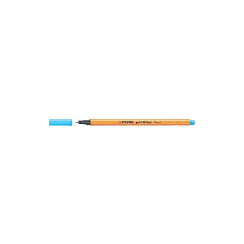 Fineliner Stabilo Point 88® 0,4 mm azzurro neon 88/031 (Conf.10)