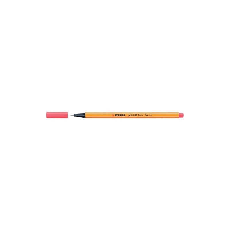 Fineliner Stabilo Point 88® 0,4 mm rosso neon 88/040 (Conf.10)