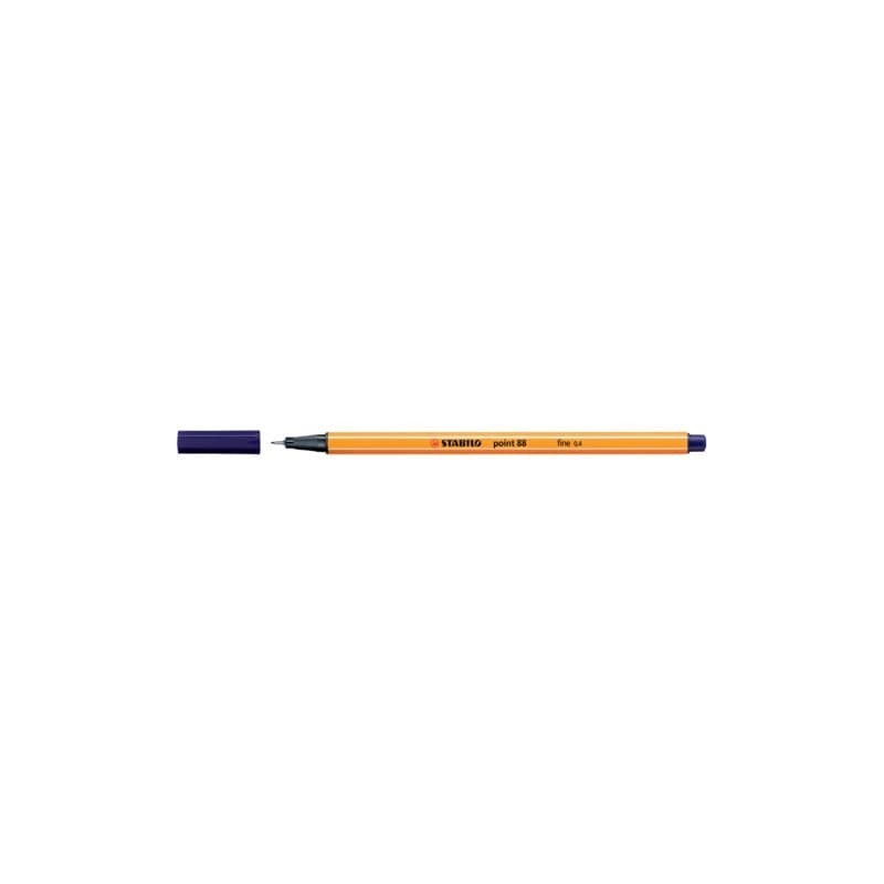 Fineliner Stabilo Point 88® 0,4 mm blu notte 88/22 -14 (Conf.10)