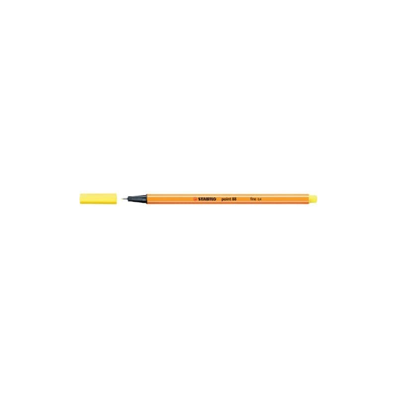 Fineliner Stabilo Point 88® 0,4 mm giallo limone 88/24 (Conf.10)
