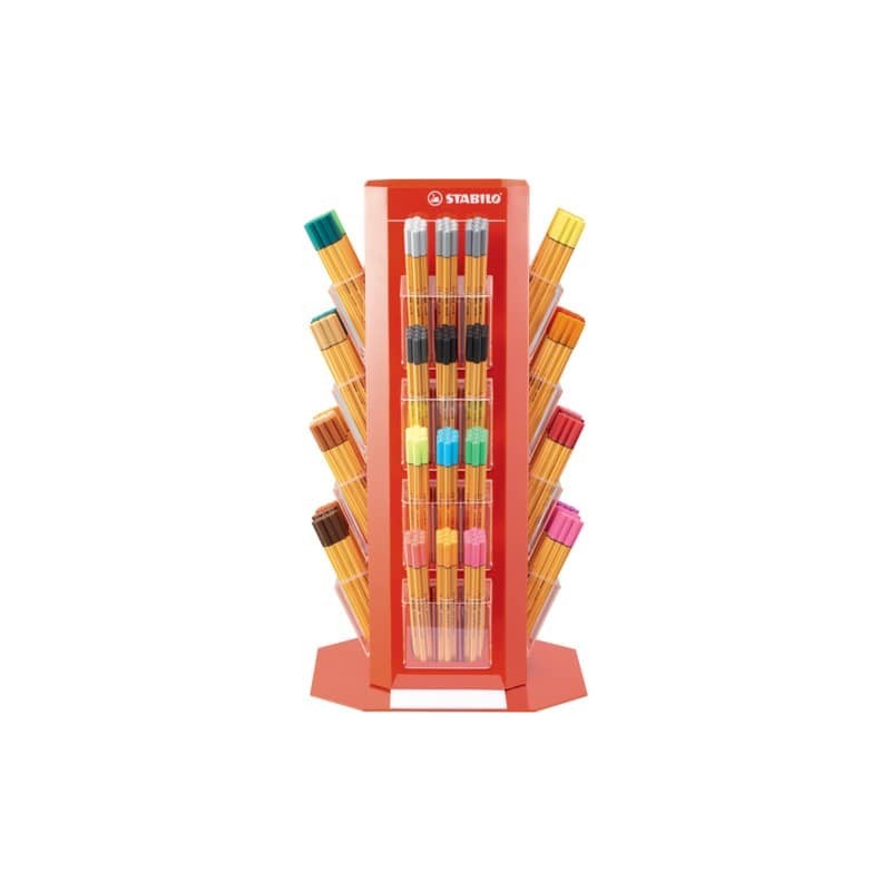 Espositore 480 fineliner Stabilo Point 88® 0,4 mm - colori assortiti - 88/480-01