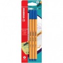 Fineliner Stabilo Point 88® 0,4 mm conf. 3 pz blu B-14827-10