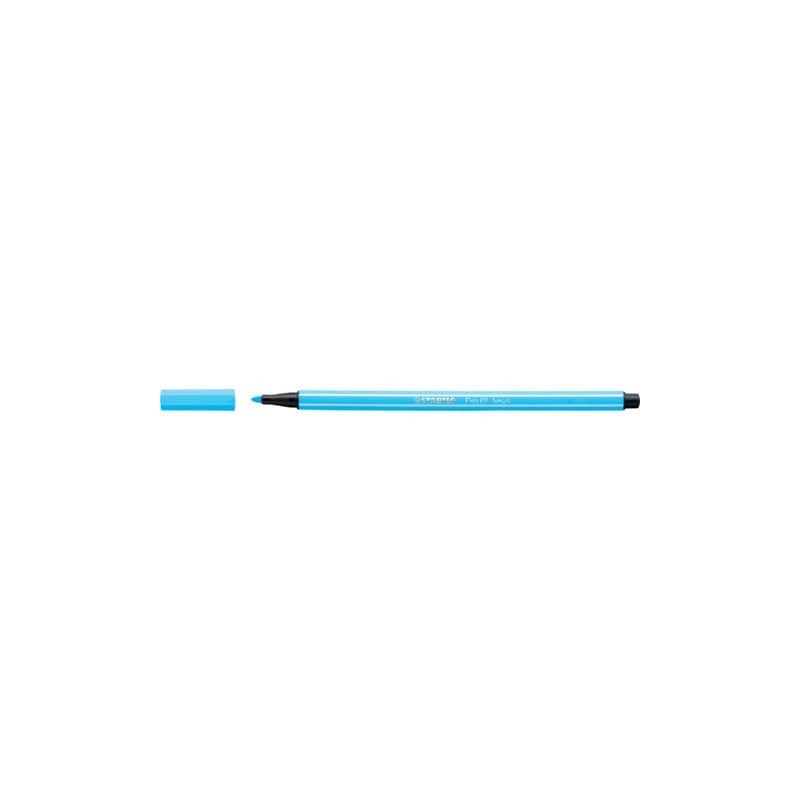 Pennarelli Stabilo Pen 68 tratto 1 mm blu neon 68/031 (Conf.10)