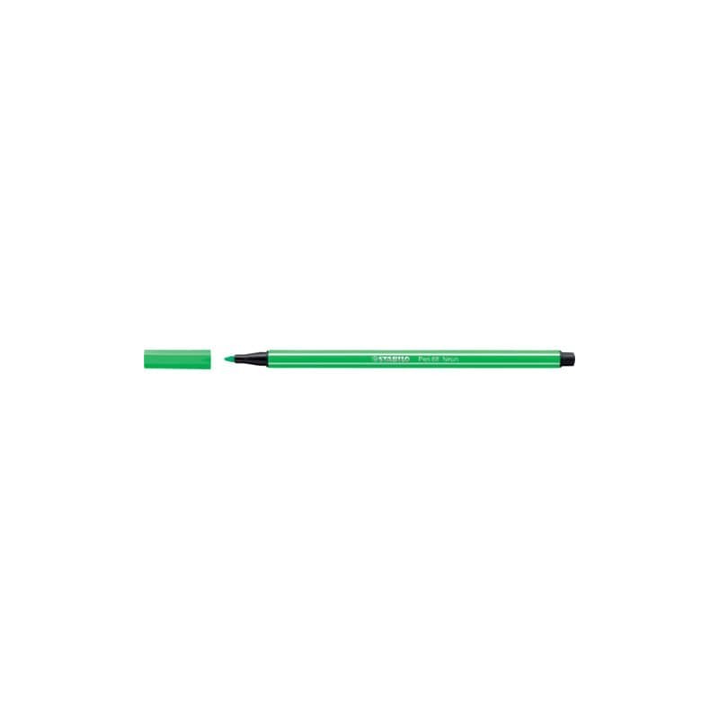 Pennarelli Stabilo Pen 68 tratto 1 mm verde neon 68/033 (Conf.10)