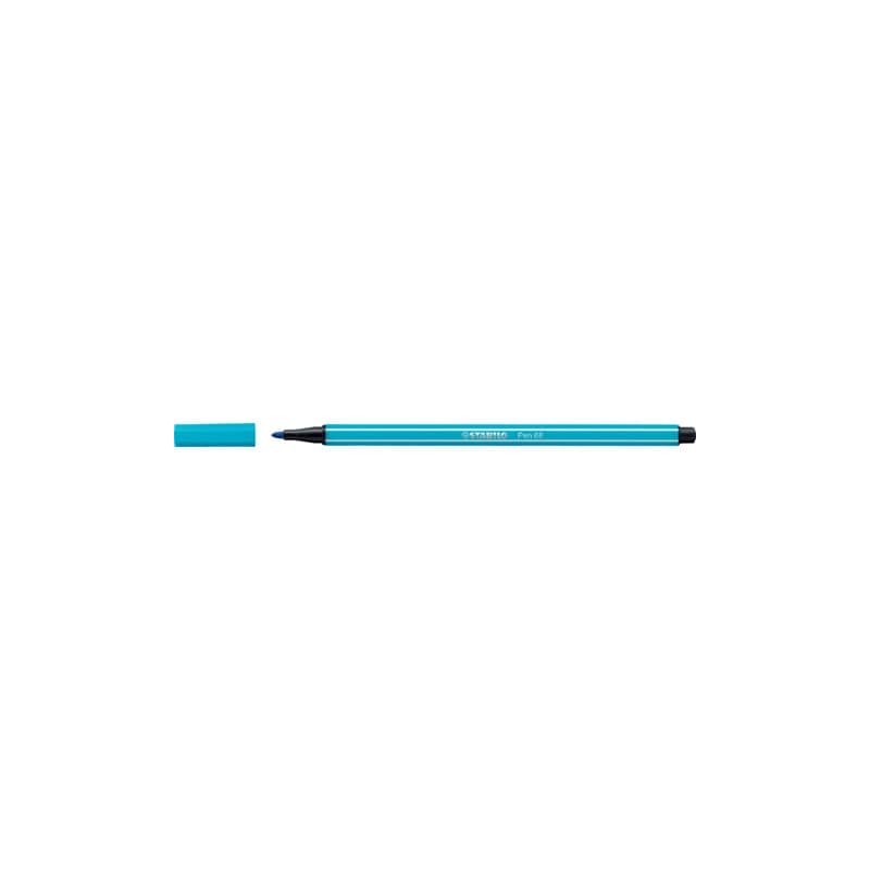 Pennarelli Stabilo Pen 68 tratto 1 mm blu chiaro 68/31 (Conf.10)