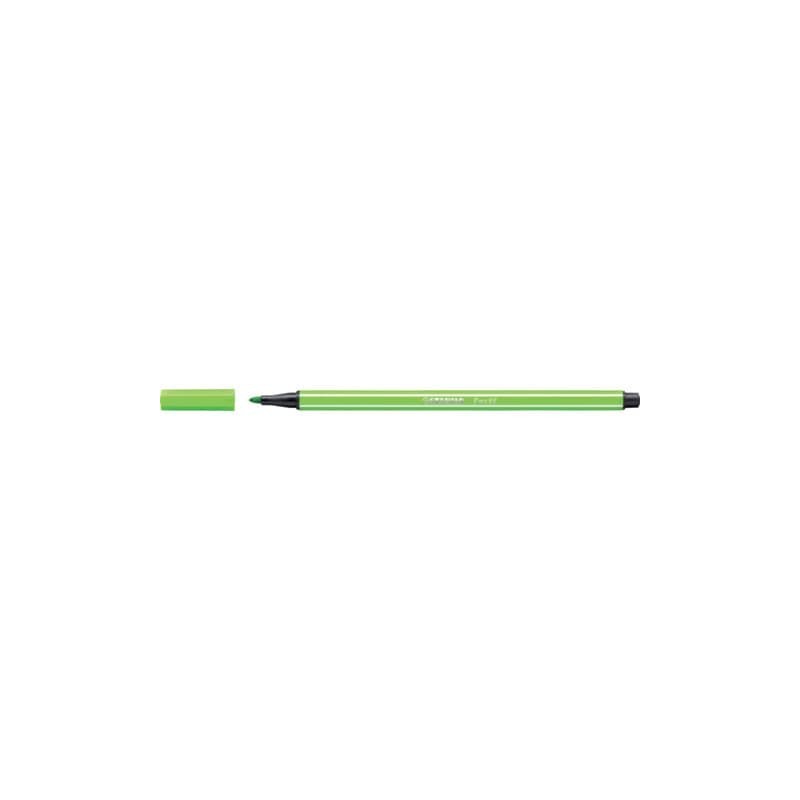 Pennarelli Stabilo Pen 68 tratto 1 mm verde chiaro 68/33 (Conf.10)