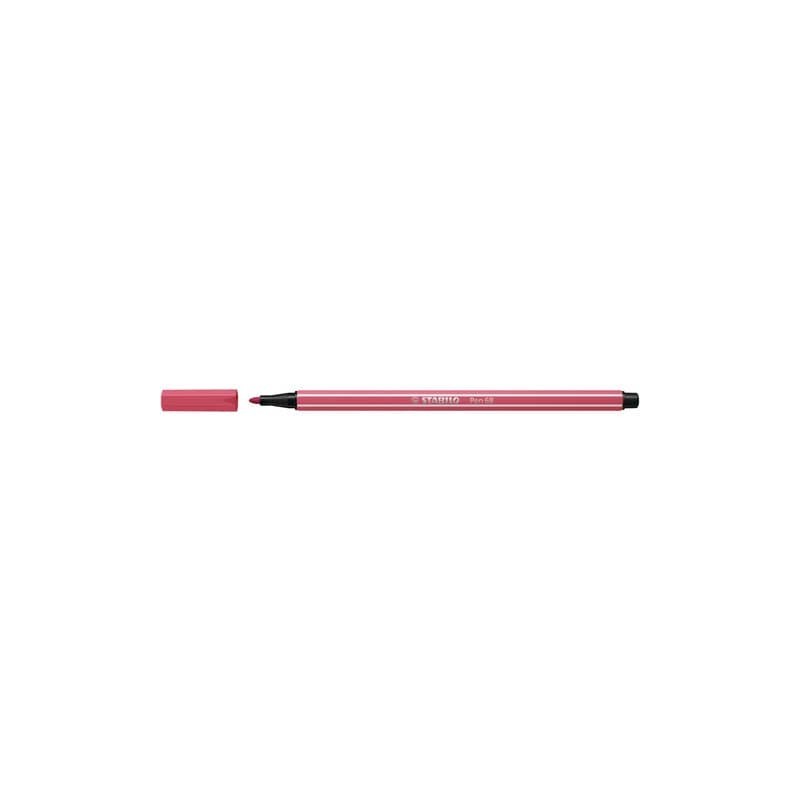 Pennarelli Stabilo Pen 68 tratto 1 mm rosso fragola 68/49 (Conf.10)