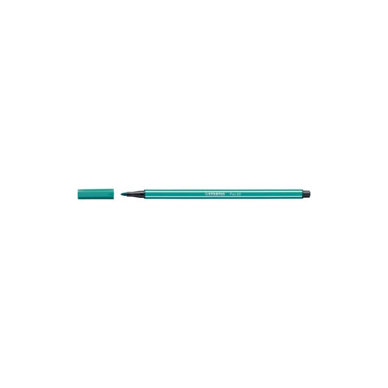 Pennarelli Stabilo Pen 68 tratto 1 mm blu turchese 68/51 (Conf.10)