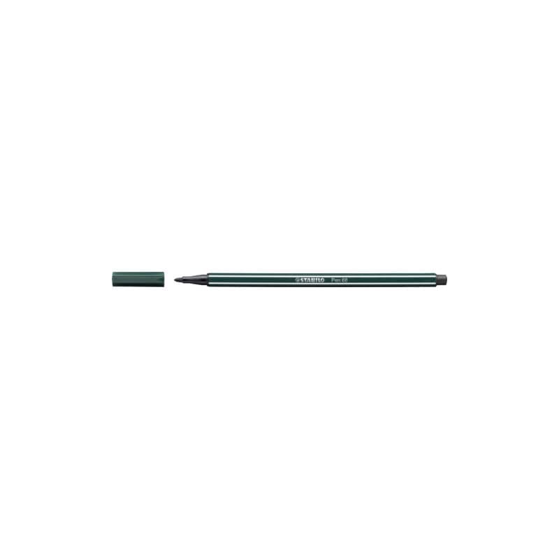 Pennarelli Stabilo Pen 68 tratto 1 mm verde terra 68/63 (Conf.10)