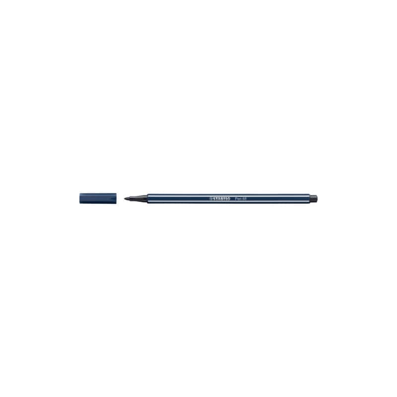 Pennarelli Stabilo Pen 68 tratto 1 mm grigio payne 68/98 (Conf.10)