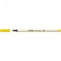 Pennarello Stabilo Pen 68 brush - punta a pennello - M 1 mm giallo limone - 568/24 (Conf.10)
