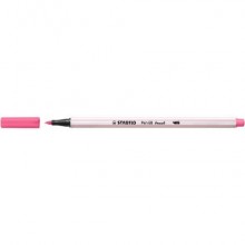 Pennarello Stabilo Pen 68 brush - punta a pennello - M 1 mm rosa 568/29 (Conf.10)