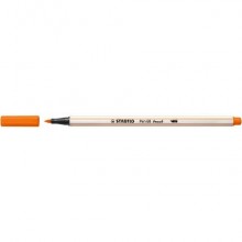 Pennarello Stabilo Pen 68 brush - punta a pennello - M 1 mm vermiglio pallido - 568/30 (Conf.10)
