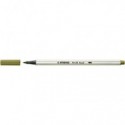 Pennarello Stabilo Pen 68 brush - punta a pennello - M 1 mm verde muschio - 568/37 (Conf.10)