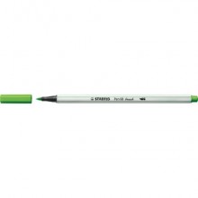 Pennarello Stabilo Pen 68 brush - punta a pennello - M 1 mm verde foglia 568/43 (Conf.10)