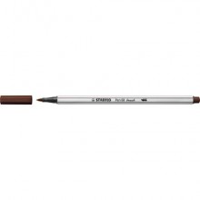 Pennarello Stabilo Pen 68 brush - punta a pennello - M 1 mm bruno 568/45 (Conf.10)