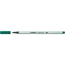 Pennarello Stabilo Pen 68 brush - punta a pennello - M 1 mm verde turchese - 568/53 (Conf.10)