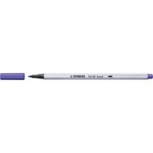 Pennarello Stabilo Pen 68 brush - punta a pennello - M 1 mm viola 568/55 (Conf.10)
