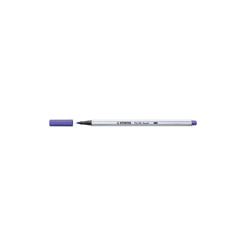 Pennarello Stabilo Pen 68 brush - punta a pennello - M 1 mm viola 568/55 (Conf.10)
