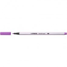 Pennarello Stabilo Pen 68 brush - punta a pennello - M 1 mm prugna 568/60 (Conf.10)