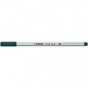 Pennarello Stabilo Pen 68 brush - punta a pennello - M 1 mm verde terra 568/63 (Conf.10)