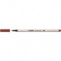 Pennarello Stabilo Pen 68 brush - punta a pennello - M 1 mm terra di Siena - 568/75 (Conf.10)