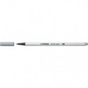 Pennarello Stabilo Pen 68 brush - punta a pennello - M 1 mm grigio freddo medio - 568/95 (Conf.10)