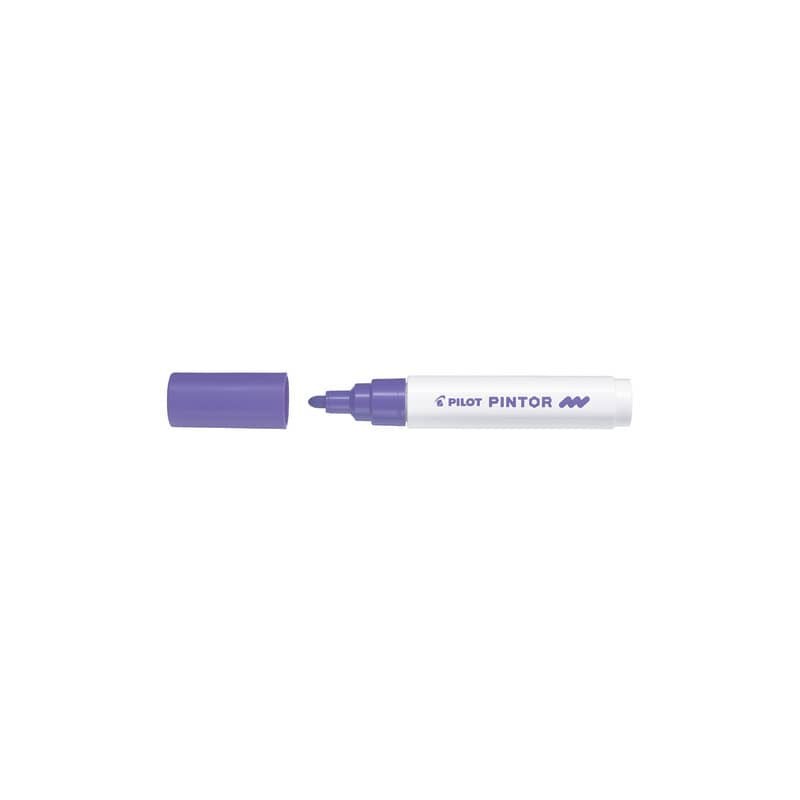 Marcatore multisuperficie Pilot Pintor a base d'acqua punta in fibra 4,5 mm viola - 002393
