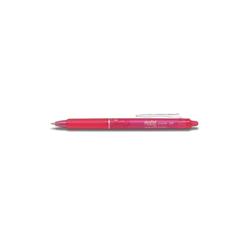 Penna a sfera cancellabile Pilot Frixion Ball Clicker ricaricabile 0,7 mm rosa - 006796 (Conf.12)