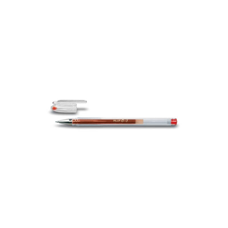 Penna a sfera gel Pilot G-1 punta fine 0,7 mm rosso - 001667 (Conf.12)
