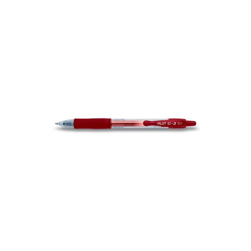 Penna gel a scatto Pilot G-2 0,7 mm bordeaux - 001485 (Conf.12)