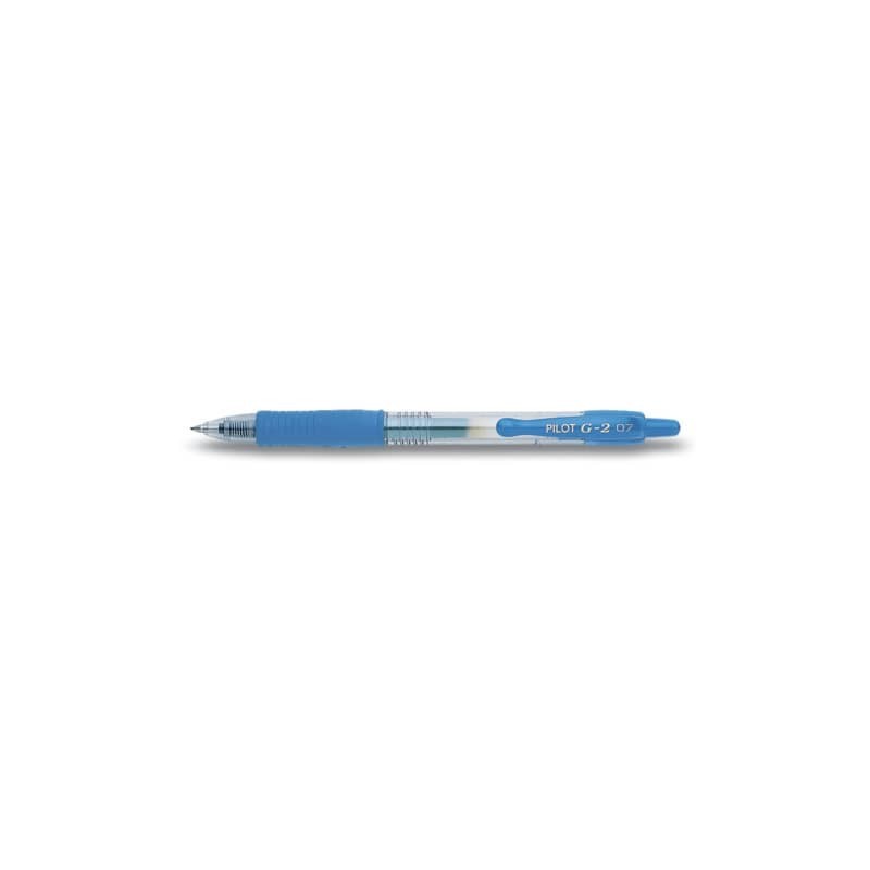 Penna gel a scatto Pilot G-2 0,7 mm light blue - 001487 (Conf.12)