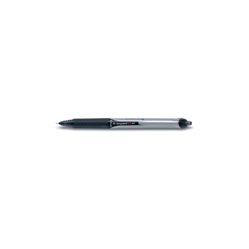 Roller Pilot Hi-Tecpoint V5 RT a scatto ricaricabile punta 0,5 mm nero - 006780 (Conf.12)