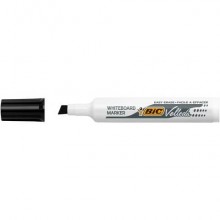 Marcatore per lavagne bianche BIC Velleda 1791 punta a scalpello tratto 3,3-4,6 mm nero - 9431931 (Conf.12)
