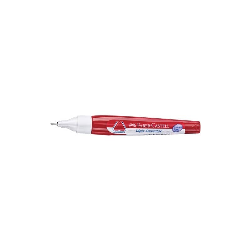 Correttore a penna Faber Castell 8 ml punta in metallo - 387808 (Conf.12)